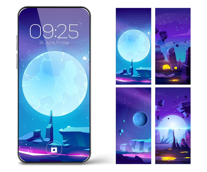 Project Screen Illustrations